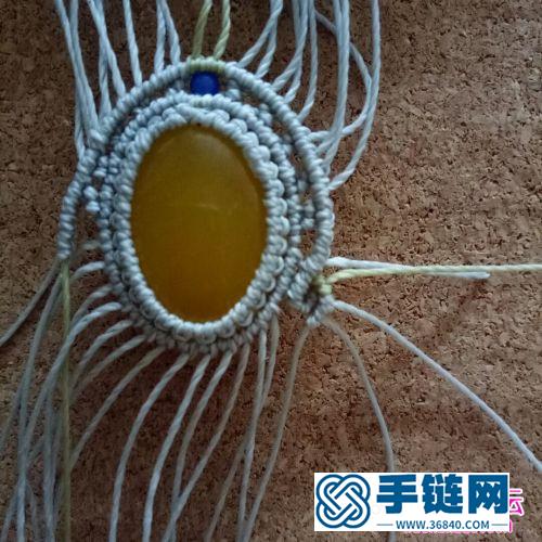 南美蠟線制作的飛翔之羽項鏈教程