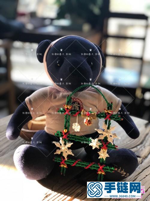 圣誕雪花階梯小掛件飾品的詳細制作圖解