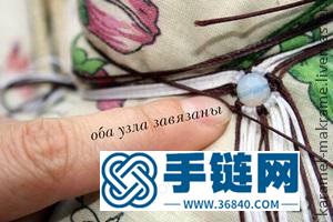 中國結編織圓鏡耳環方法圖解