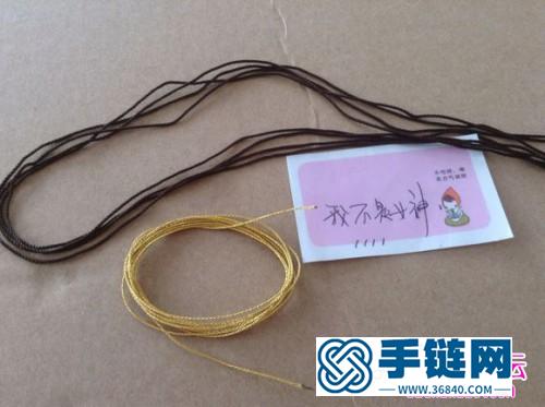簡單中國結(jié)繞線圈手繩的編法教程