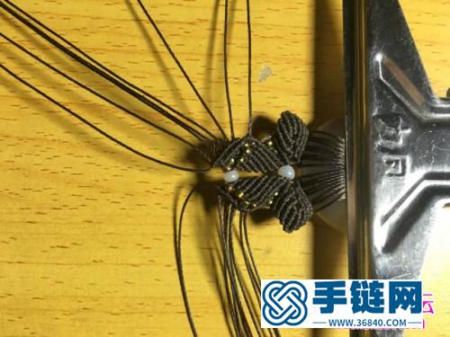 繩編春藤平安扣項鏈的詳細編織教程