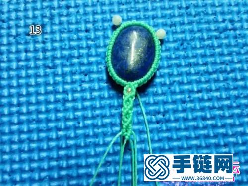 中國結編織魔仙吊墜的方法圖解（婉柔手作）