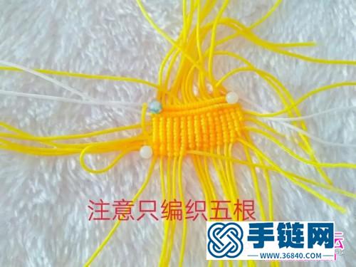 玉線美人扇的編織步驟圖