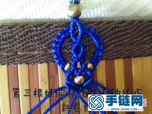 繩編耳墜方法圖解