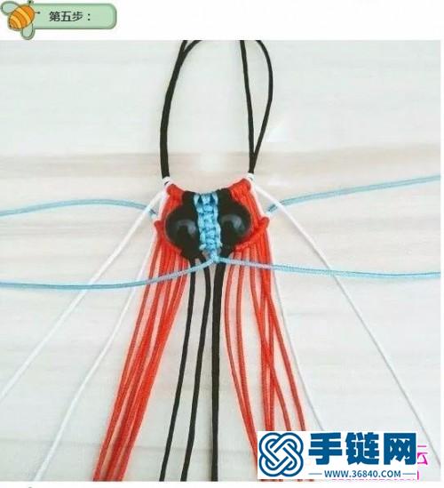 繩編金魚流蘇掛飾的詳細制作圖解