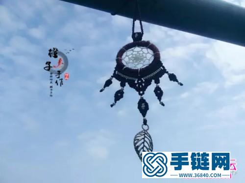 中國結捕夢網項鏈的詳細編織教程