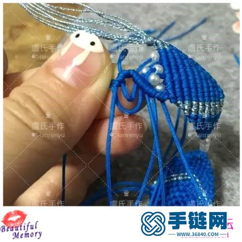 四分娃娃編繩比基尼胸衣的詳細制作教程