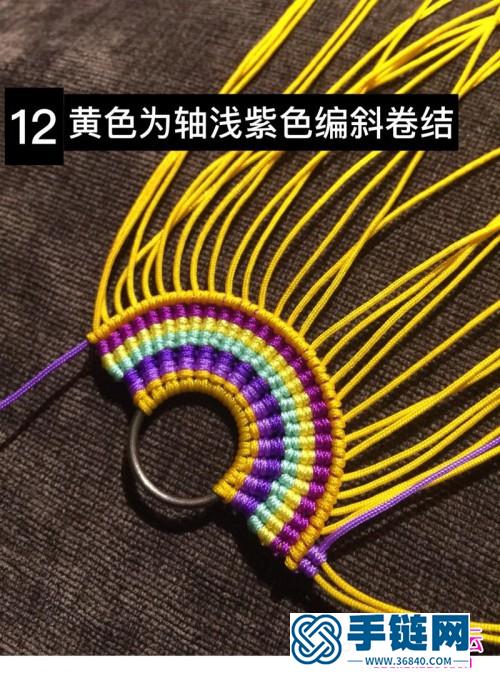 繩編鳳冠花嫁之金陵雀掛飾的詳細制作圖解