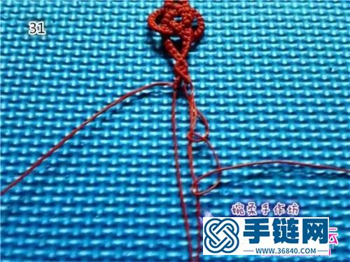 中國結(jié)編織同心結(jié)手繩方法圖解