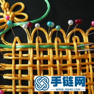 中國結制作套色掛飾的方法教程