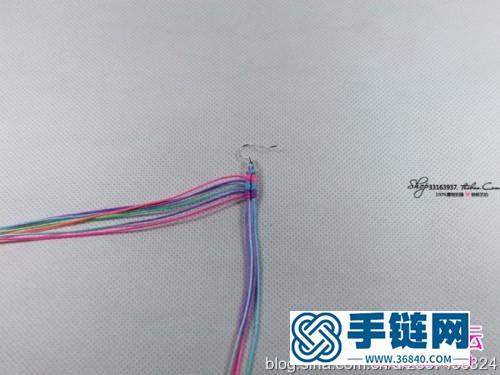 黑瑪瑙炫彩耳環(huán)的制作方法