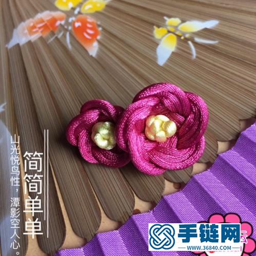 簡單小花胸針的制作方法