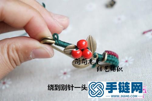 森女范兒胸針的制作方法