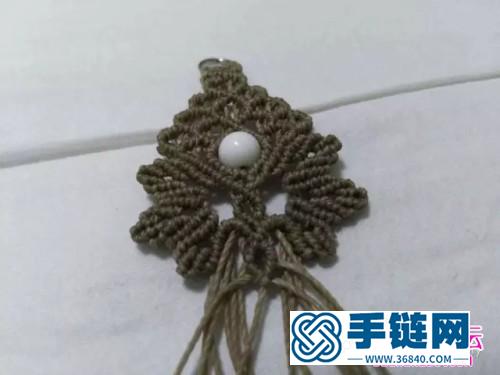 南美蠟線斜卷結(jié)耳環(huán)的詳細(xì)編制圖解