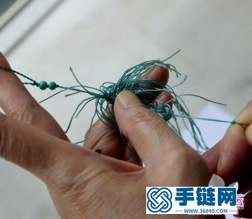 玉線編制活靈活現小蝦的詳細教程