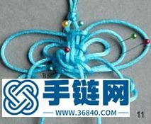 中國結之二寶蝴蝶的制作圖解
