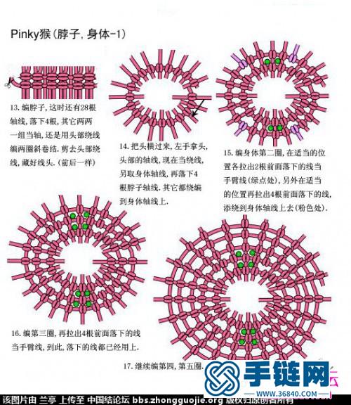 蘭亭教你繩編pinky猴教程
