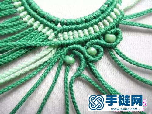 生機盎然的斜卷結耳飾的制作方法