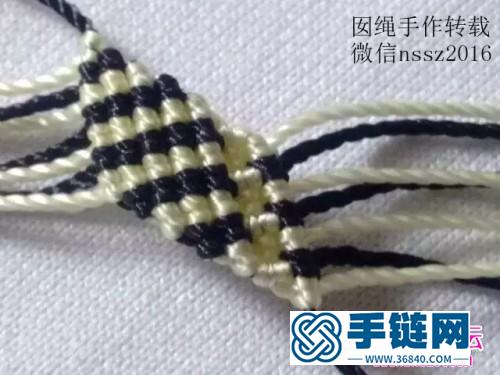 中國結編織制作的男款手繩教程
