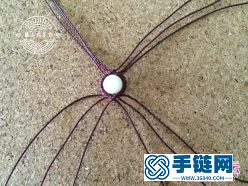 繩編福祿雙至鑰匙扣掛件的制作圖解
