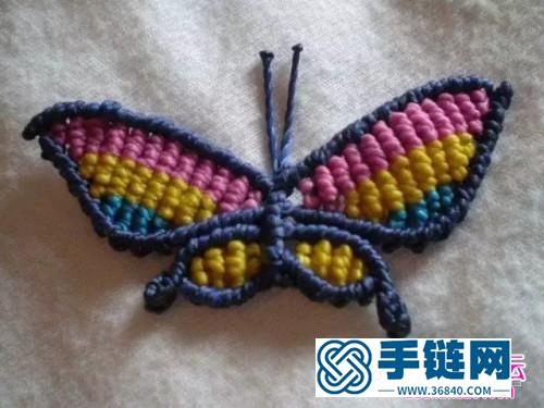 中國結編織蝴蝶的方法圖解