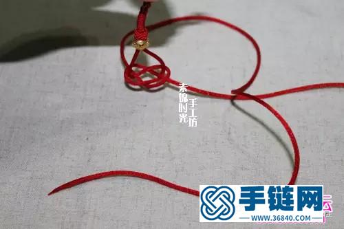 中國結編織制作鴻佑轉運珠手繩教程