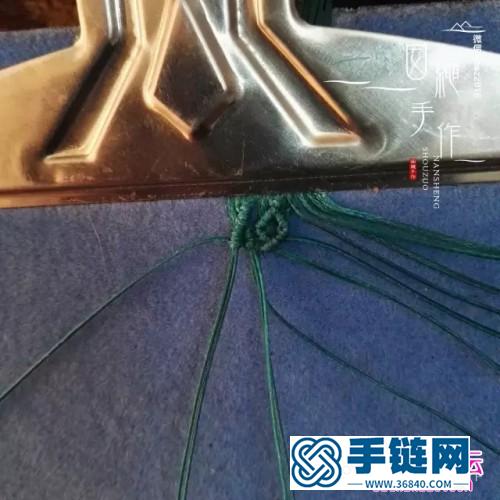 中國結編織蠟線手繩方法圖解