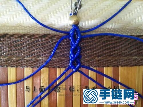 繩編耳墜方法圖解