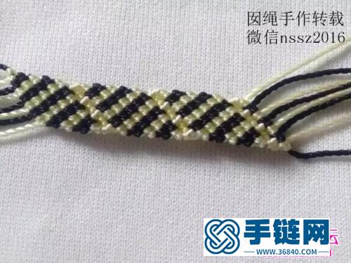 中國結編織制作的男款手繩教程