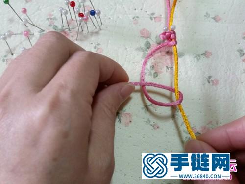 中國結蝴蝶胸針的編制方法步驟