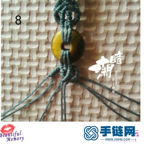 平安扣手鏈的編織方法