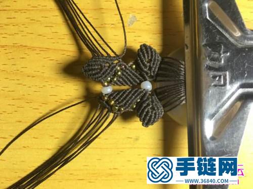 繩編春藤平安扣項鏈的詳細編織教程