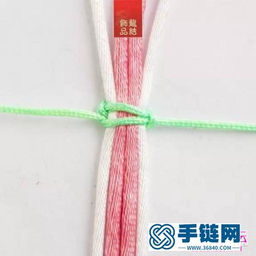 可愛五彩串珠手鏈的編織方法