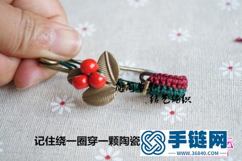 森女范兒胸針的制作方法