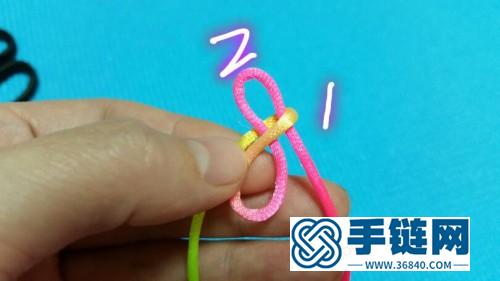 中國結繩編蝴蝶掛飾的方法