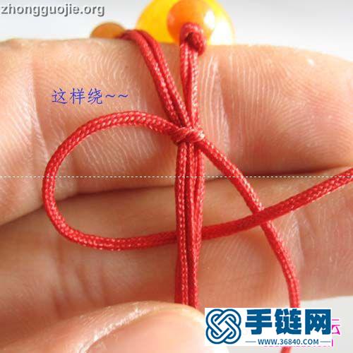 中國結玉珠手鏈的制作方法