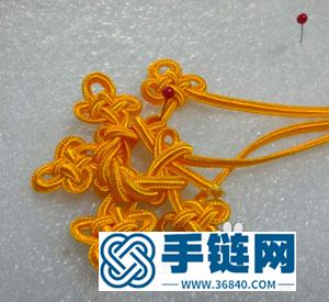 中國結編結制作的精美胸花圖解