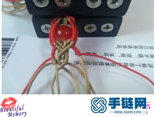玉線水晶珠手繩的詳細制作教程