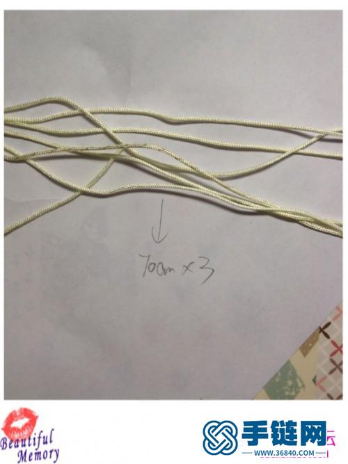 斜卷結小拖鞋掛飾的編織制作