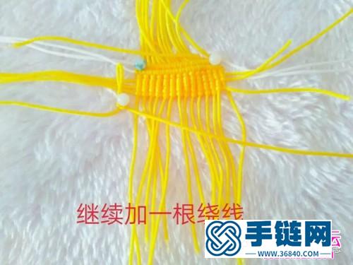 玉線美人扇的編織步驟圖
