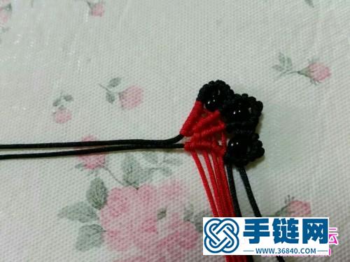 中國結蝴蝶胸針的編制方法步驟