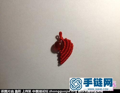 斜卷結(jié)編織愛心耳環(huán)的方法圖解