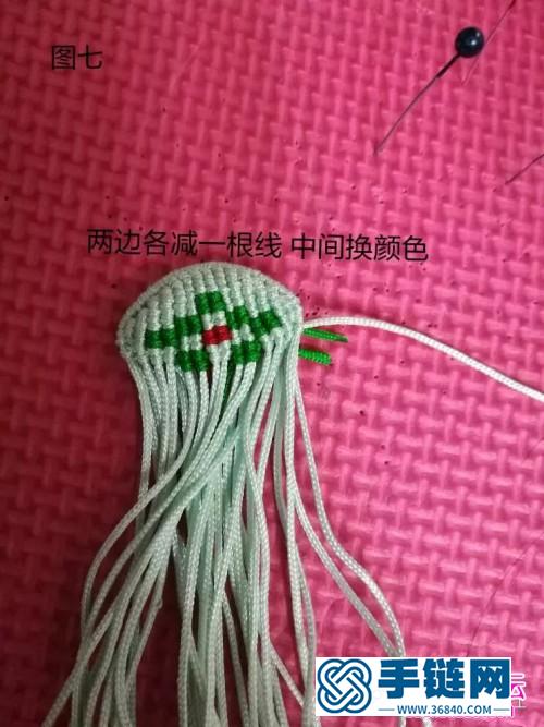 用繩編小花瓶編法步驟圖