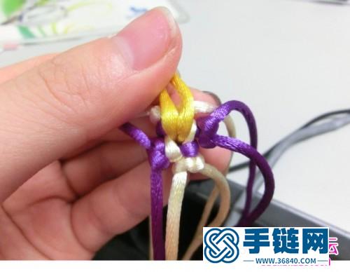 中國結小鑰匙鏈的制作步驟圖