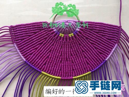 繩編疊扇掛飾的詳細(xì)制作教程