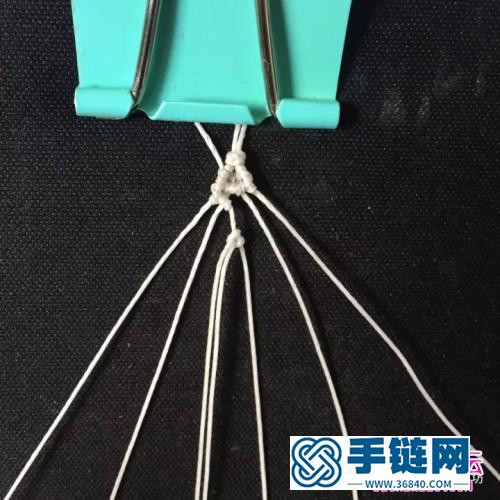 藍妹妹小矮人繩編掛飾的詳細制作方法