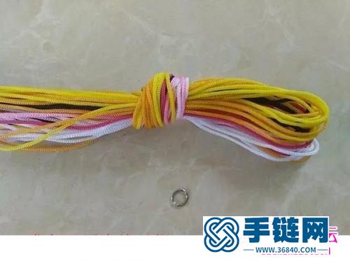 斜卷結制作的五色冰花圖解