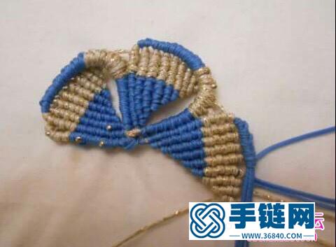 中國結編織五瓣花的方法圖解
