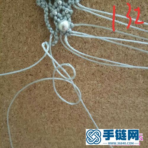 蠟線包西瓜晶手繩的制作方法