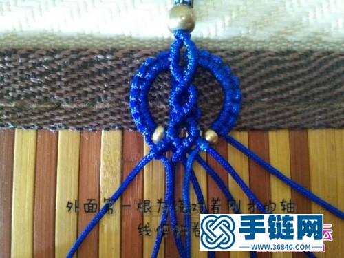 繩編耳墜方法圖解